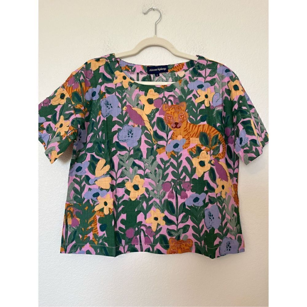 ModCloth Princess Highway Tiger Hideaway Top NEW - Picture 2 of 8